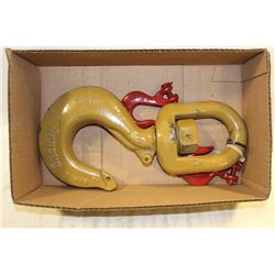 LARGE 2.5" CROSBY HOOK & CLEVIS