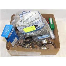 LOT W/ FLEXOVIT SC-1BURRS, 1" METALLIC TAPE & POP