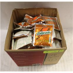 CASE OF ORANGE GATORADE PORTABLE PACKS