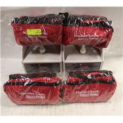 LOT OF 4 MASTERLOCK SAFETY SERIES LOCK KIT W/