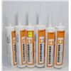 Image 1 : LOT OF 6 TUBES CHEMTRON MULTISEAL SILICONE SEALANT
