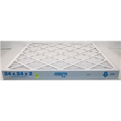 LOT OF 4 FURNACE FILTERS, 24 X 24 X 2