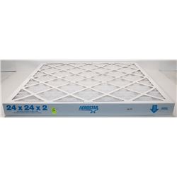 LOT OF 4 FURNACE FILTERS, 24 X 24 X 2