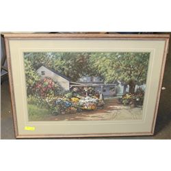 PAUL LANDRY LARGE FRAMED PRINT 371/1500