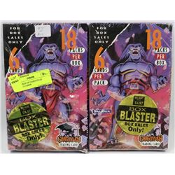 TWO BOXES OF GARGOYLES TRADING CARDS