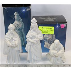 GROUP OF THREE AVON 1983 PORCELAIN FIGURINES