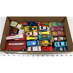 BOX OF VINTAGE TOY CARS