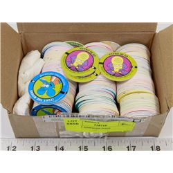 BOX OF SIMPSONS POGS