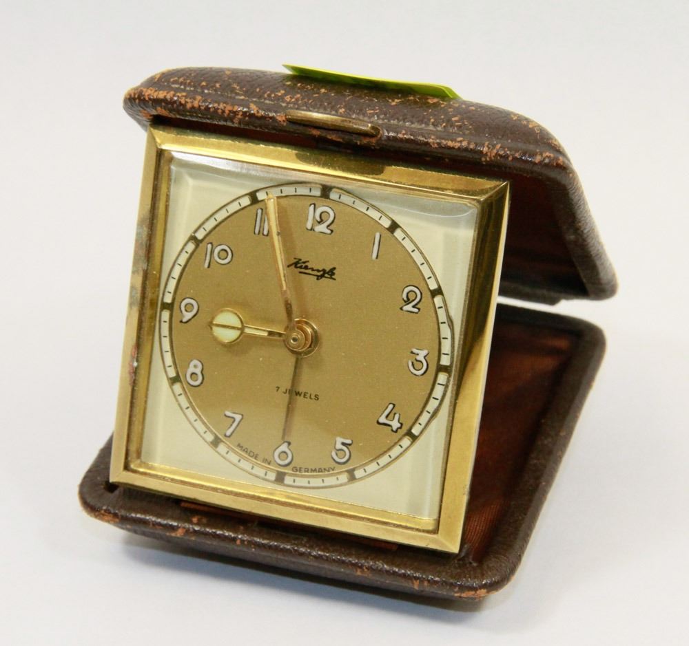 VINTAGE KIENZLE GERMAN TRAVEL CLOCK