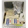 Image 1 : TIN OF VINTAGE MEDICAL SUPPLIES