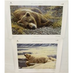 LOT OF TWO ROBERT BATEMAN PRINTS