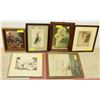 Image 1 : LOT OF 6 VINTAGE PICTURES INCL. PETIT POINT