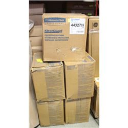 5 CASES OF KLEENGUARD A40 DISPOSABLE COVERALLS