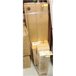 5 CASES OF VARIOUS LIGHTBULBS & WIRE-GUARD STRIPS