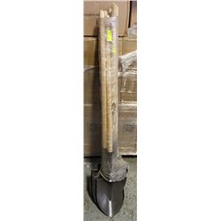 GROUP OF 6 NEW 57" WOOD-HANDLED SHOVELS