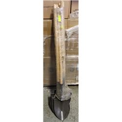 GROUP OF 6 NEW 57" WOOD-HANDLED SHOVELS