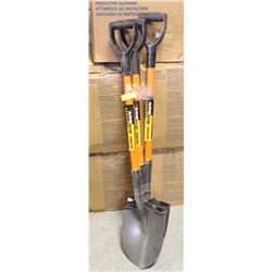 GROUP OF 3 NEW SITESAFE HI-VIZ TEMPERED SHOVELS