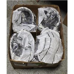 CASE(20) OF NEW WHITE HARDHATS W/ LINERS