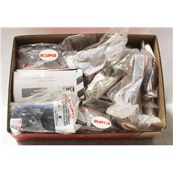 FLAT OF ASSORTED SAFETY EYEWEAR & LENSES&