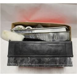 LOT OF PAINTER GOODS, SMALL ROLLERS, GROMMETS