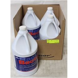 FOUR 4L JUGS OF AVMOR BACTOL DISINFECTANT