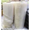 Image 1 : 2 MACHINE-ROLLS OF POLY-PLASTIC WRAP- 20"