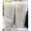 Image 1 : 2 MACHINE-ROLLS OF POLY-PLASTIC WRAP- 20"
