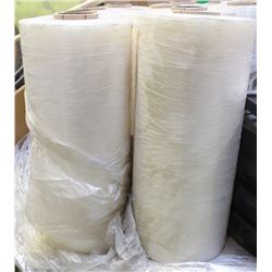 2 MACHINE-ROLLS OF POLY-PLASTIC WRAP- 20"
