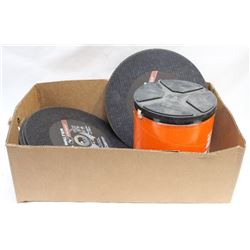 FLAT OF ASSORTED ABRASIVE WALTER DISCS