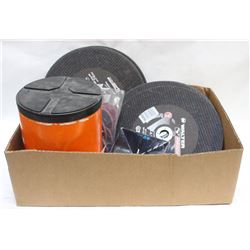 FLAT OF ASSORTED ABRASIVE WALTER DISCS