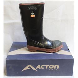 NEW ACTON STEELTOE RUBBER WORKBOOTS-SIZE: 7