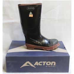 NEW ACTON STEELTOE RUBBER WORKBOOTS-SIZE: 13