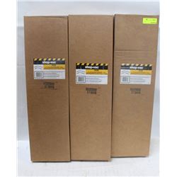 3 CASES SHOP-VAC CHROME-PLATED WANDS