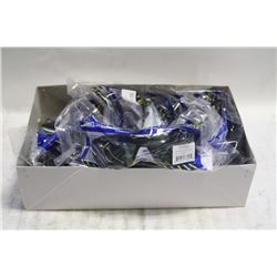 1 DOZEN NEW PAIRS OF NORTH SAFETY GLASSES-SMOKE