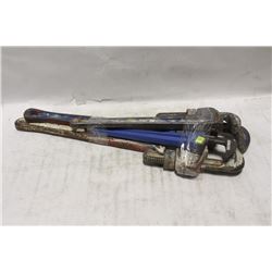 GROUP OF 4 ASSORTED PIPE WRENCHES