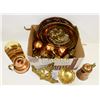 Image 1 : ESTATE LOT OF BRASS & COPPER COLLECTIBLES