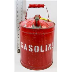 VINTAGE RED METAL GAS CAN