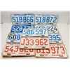 Image 1 : BOX OF VINTAGE BC LICENSE PLATES