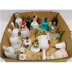 BOX OF COLLECTIBLE BELLS