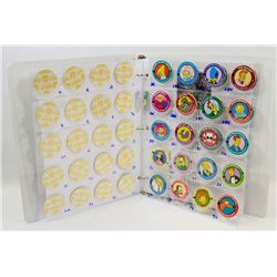COMPLETE SET OF SIMPSON POGS