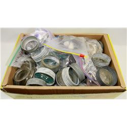 BOX OF VINTAGE CANNING ACCESSORIES