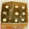 Image 1 : BOX OF VINTAGE MILK BOTTLES