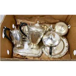 LOT OF SILVERPLATED DISHWARE