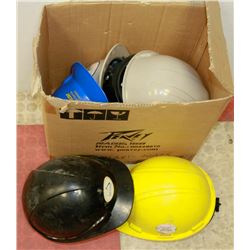 LOT OF 6 HARDHATS