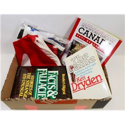 FLAT OF BOOKS AND FLAGS