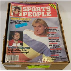 BOX OF VINTAGE SPORTS MAGAZINES