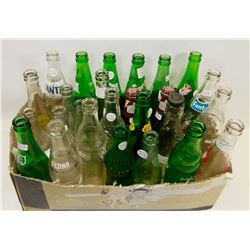 BOX OF COLLECTIBLE POP BOTTLES