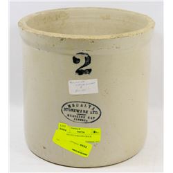 MEDALTA 2 GALLON CROCK