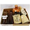 Image 1 : BOX OF VINTAGE MINI JUGS AND BOTTLES