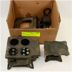 VINTAGE CAST IRON STOVE ORNAMENT